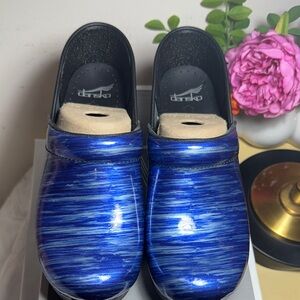 Dansko Blue Professional Clogs